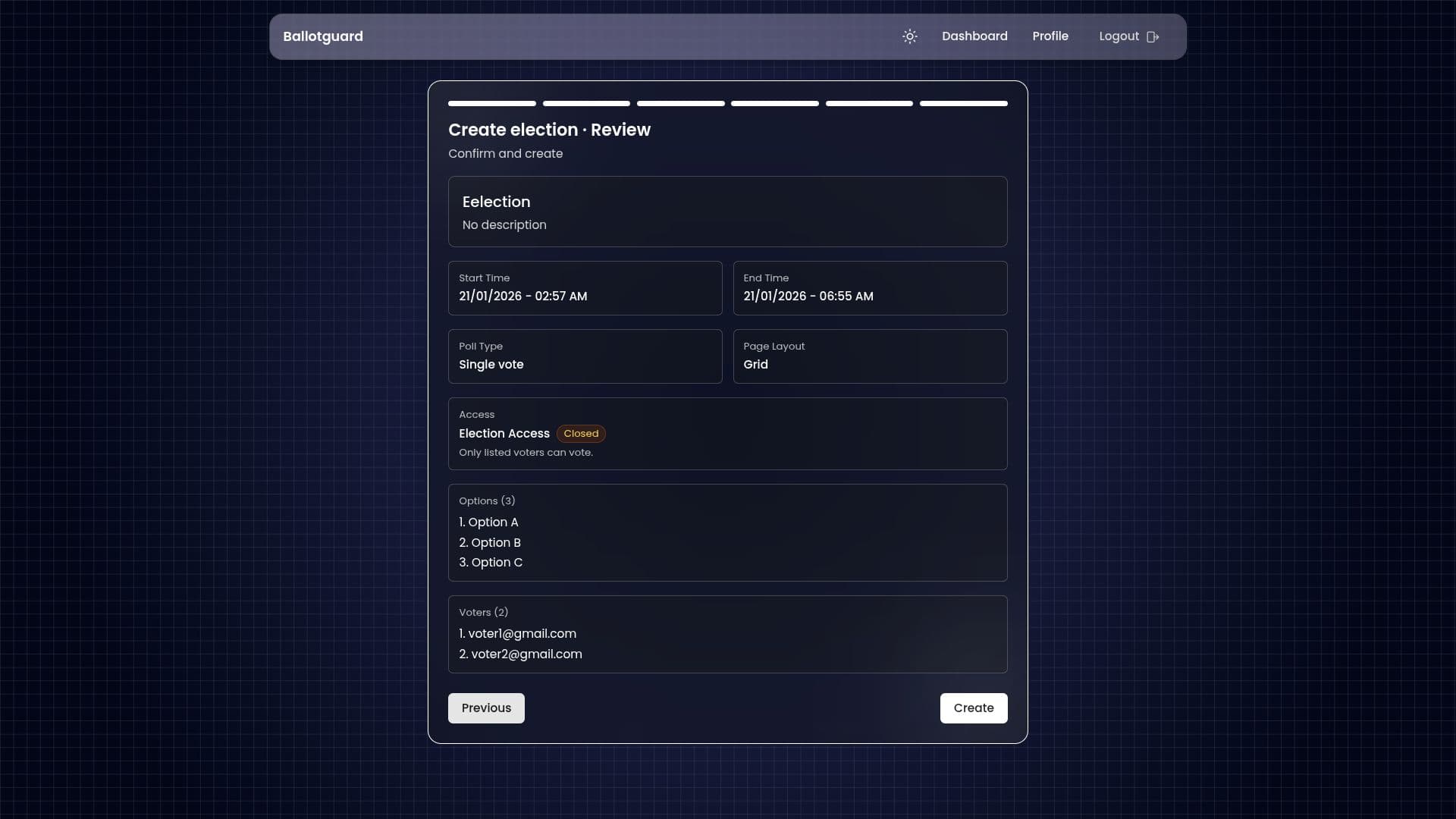 Landing Page