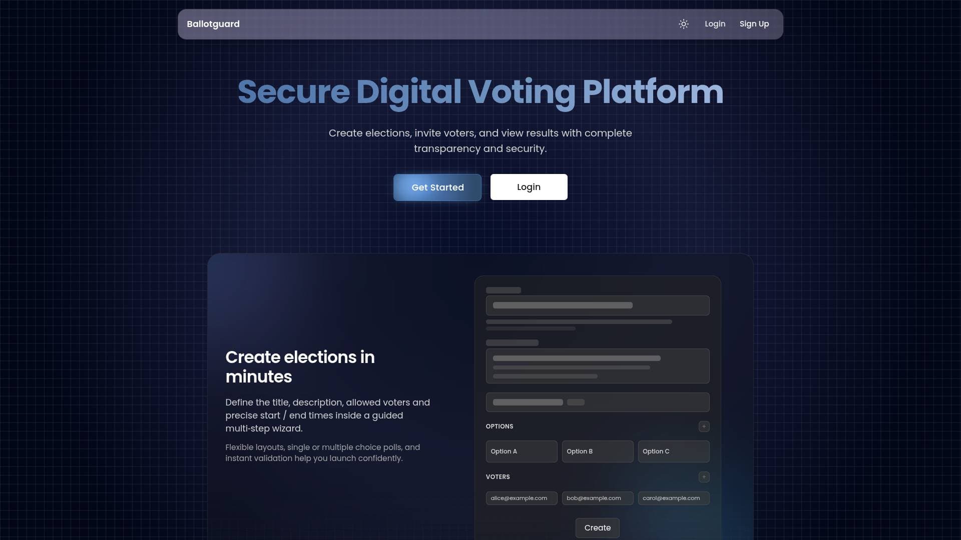 Landing Page